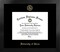 University of Akron 11w x 8.5h Manhattan Black Single Mat Gold Embossed Diploma Frame with Bonus Campus Images Lithograph (value savings at $59)